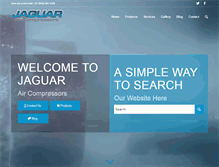 Tablet Screenshot of jaguarcompressors.co.za